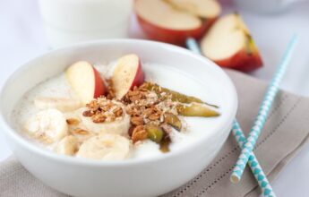 desayuno sano frutas cereales